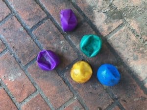 Toy balls in drain